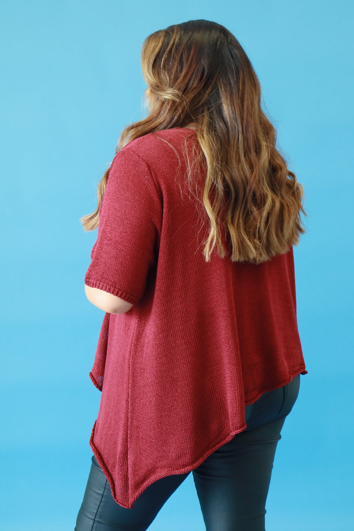 Lydia Knit Top in Wine