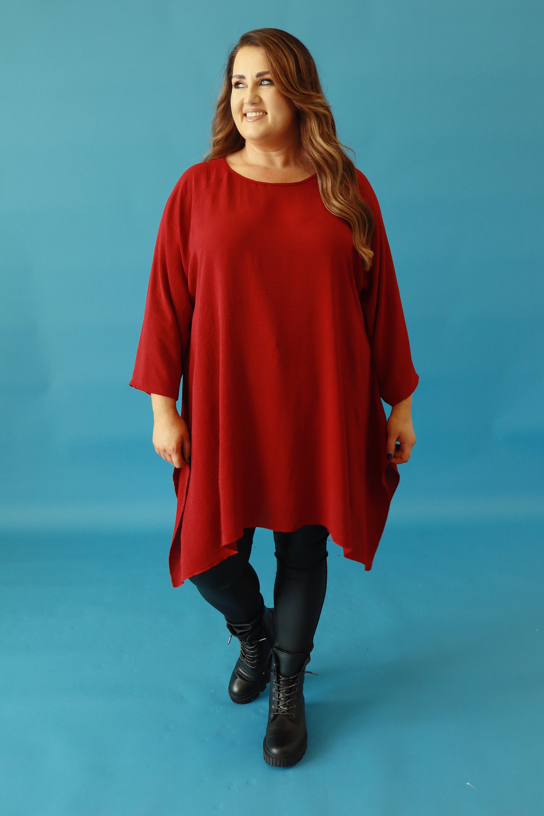 Jane Tunic in Wine