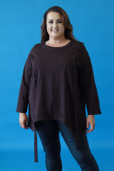 Jocelyn Cotton Top in Brown