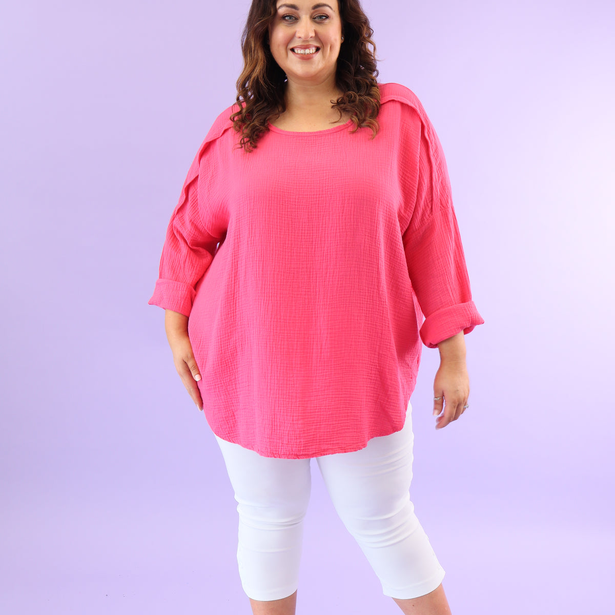 Top Naked Wardrobe Pink size 2 US in Cotton - 41008876