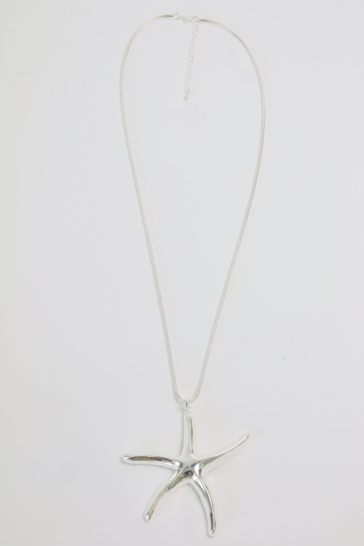 Starfish Necklace in Silver