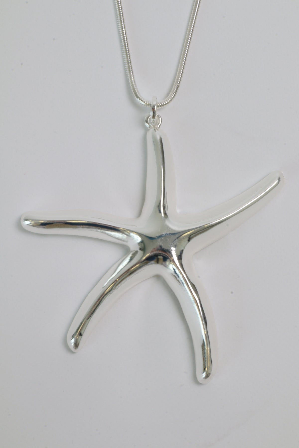 Starfish Necklace in Silver