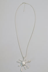 Splat Necklace in Silver