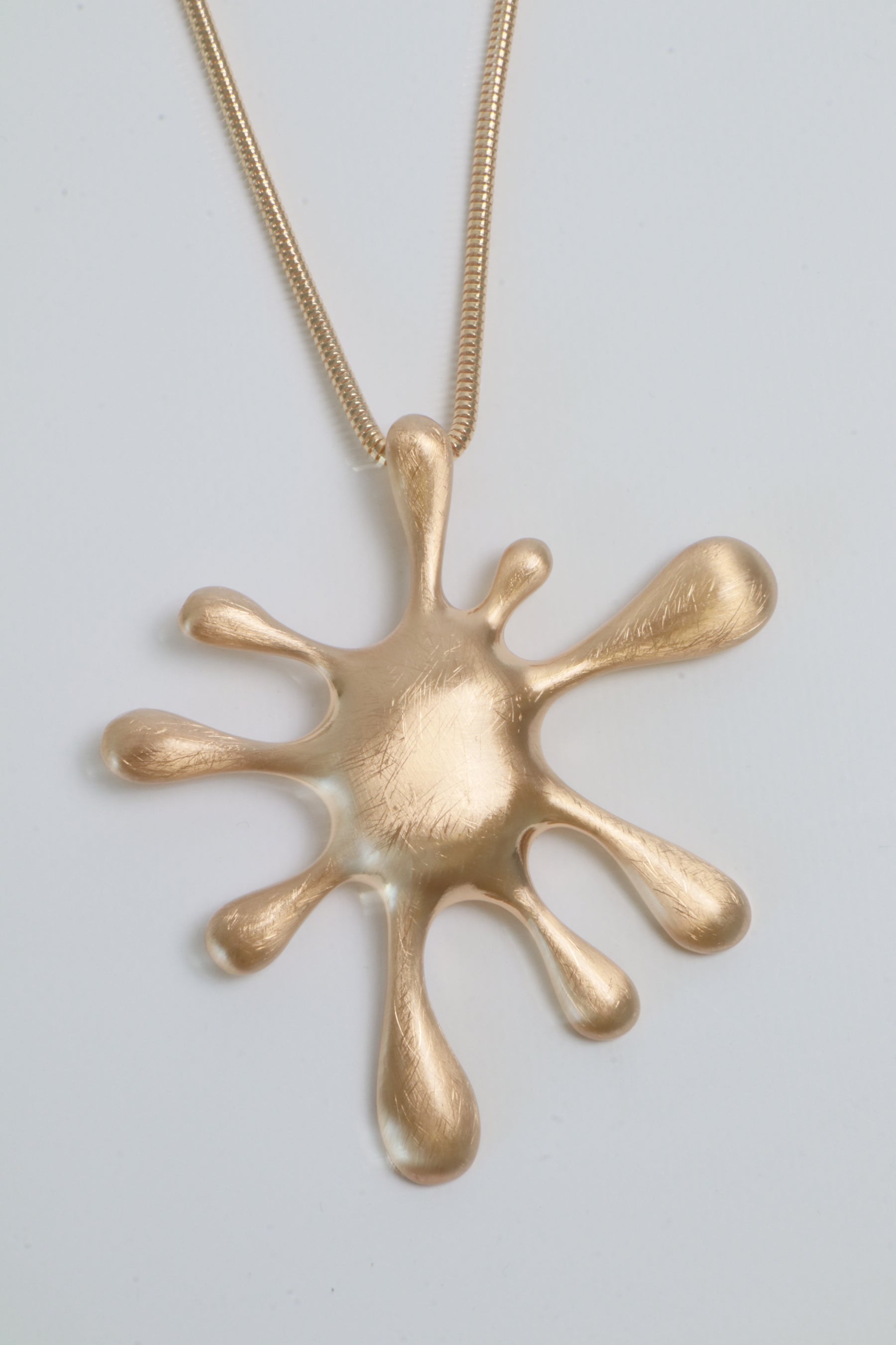 Splat Necklace in Gold