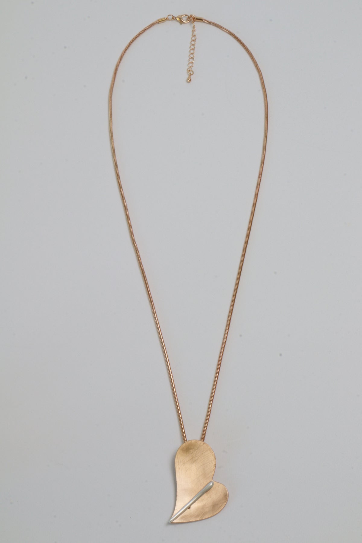 Harlow Heart Necklace in Gold