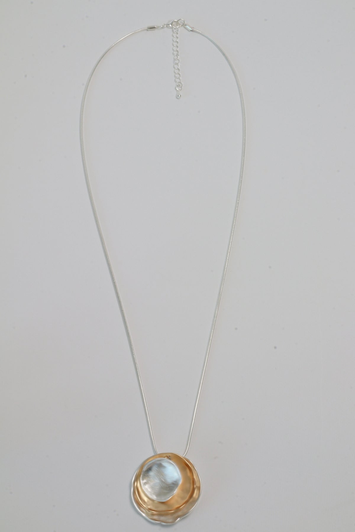 Tilly Necklace in Silver with Gold