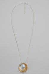 Tilly Necklace in Silver with Gold