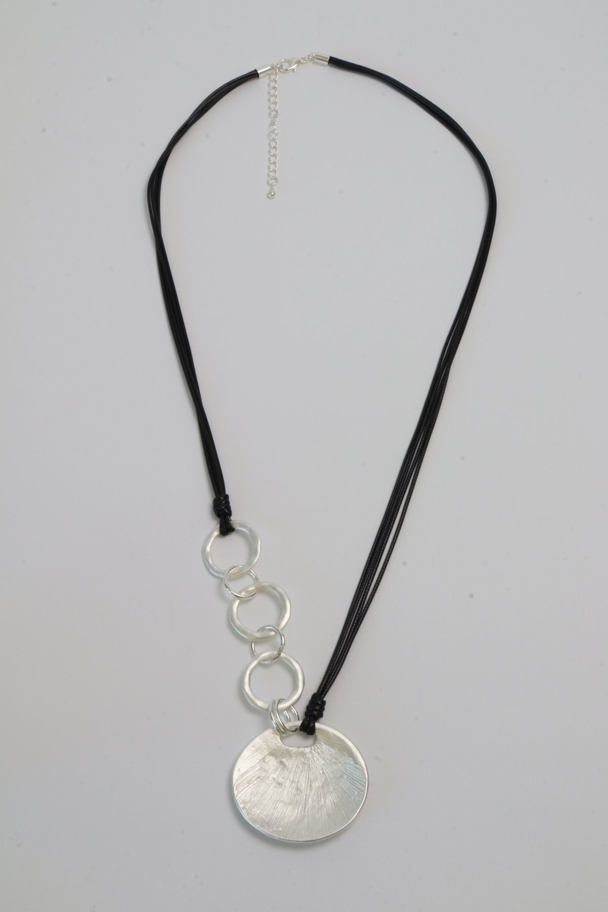 Matilda Necklace in Black and Silver