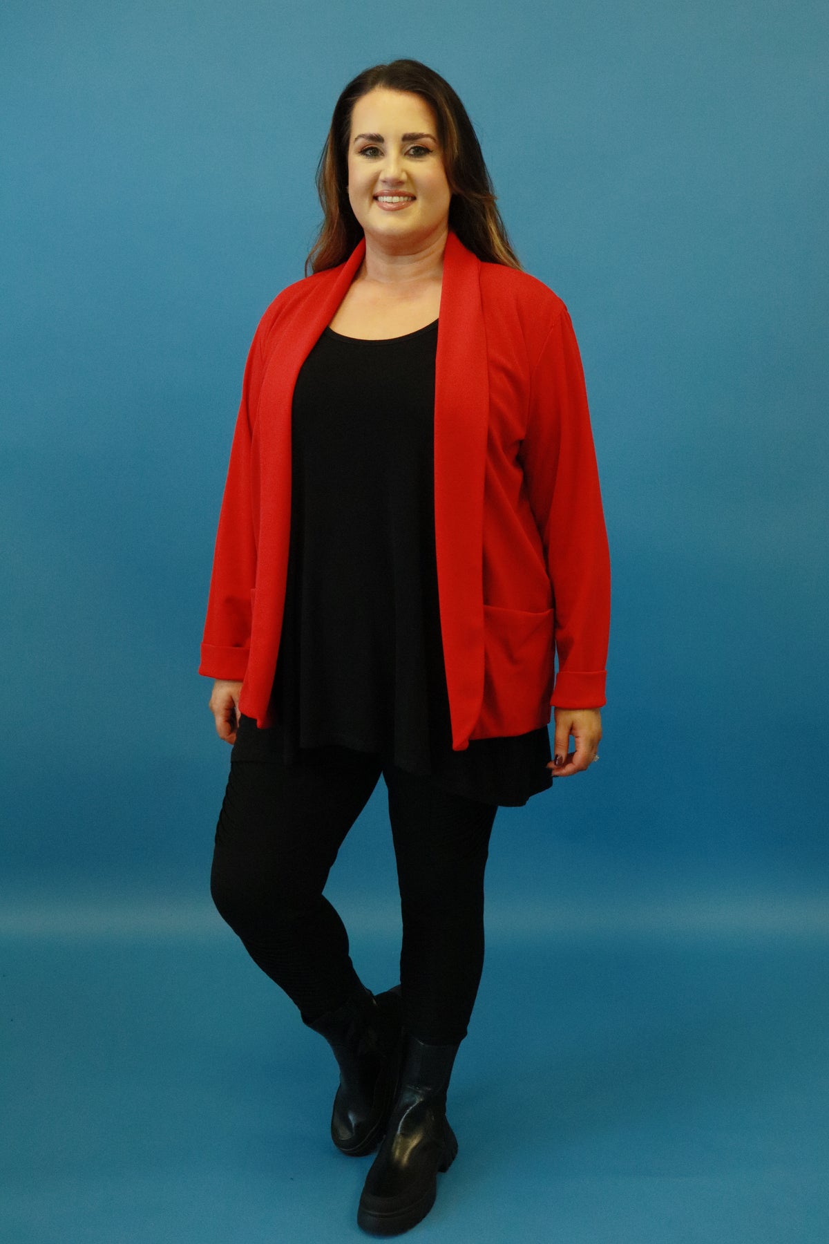 Esme Blazer in Red