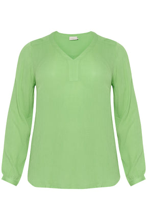 Kaffe Curve Ami Blouse in Lime