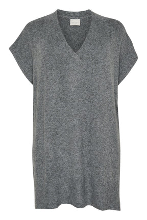 Kaffe Curve Annett Poncho in Grey