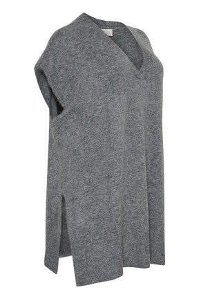 Kaffe Curve Annett Poncho in Grey