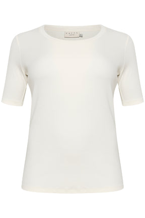 Kaffe Curve Carina T-Shirt in White