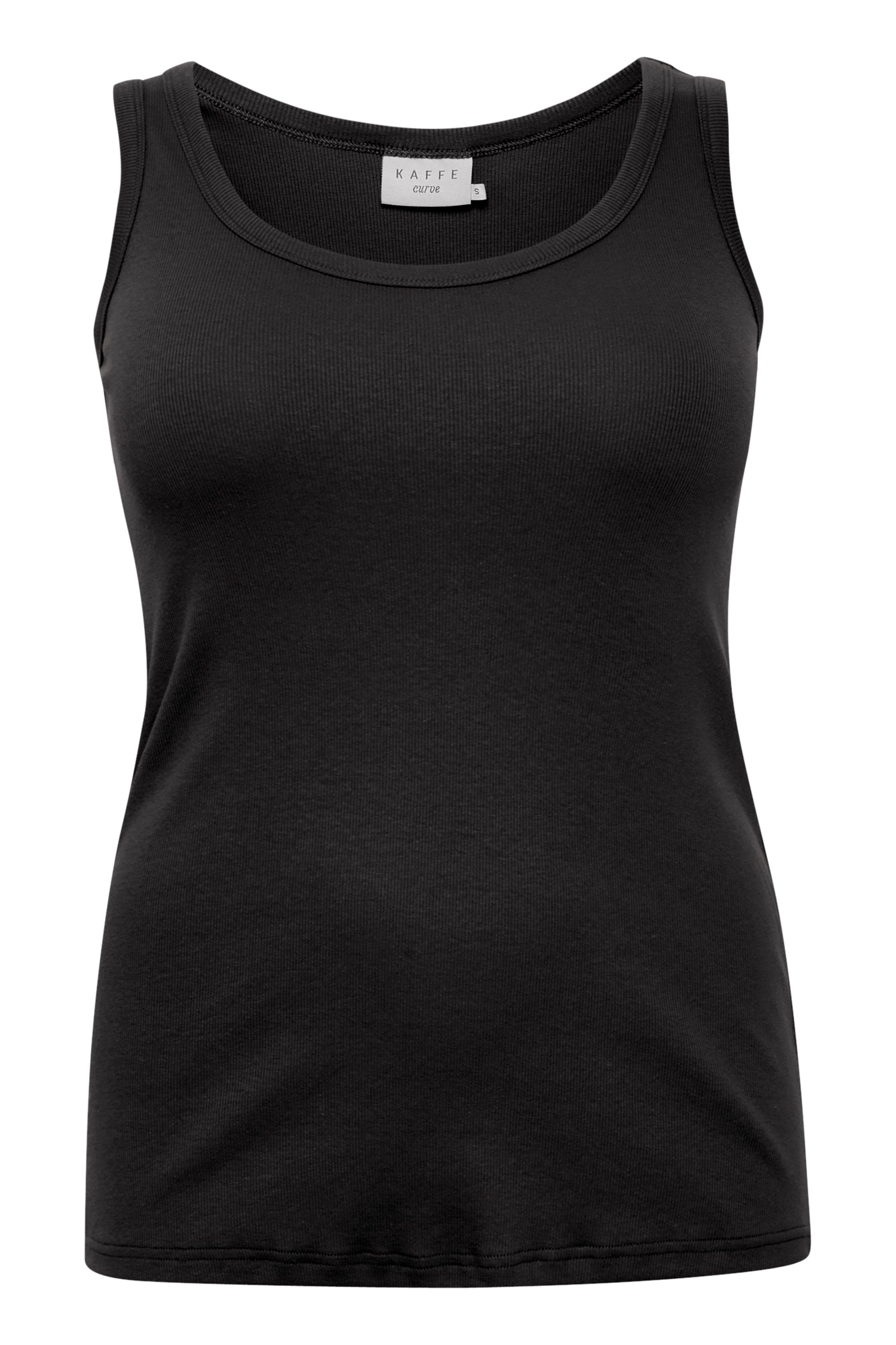 Kaffe Curve Carina Vest Top in Black