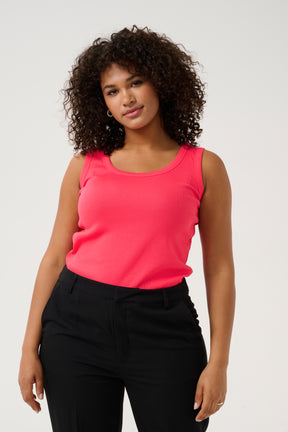 Kaffe Curve Carina Vest Top in Pink