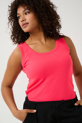 Kaffe Curve Carina Vest Top in Pink