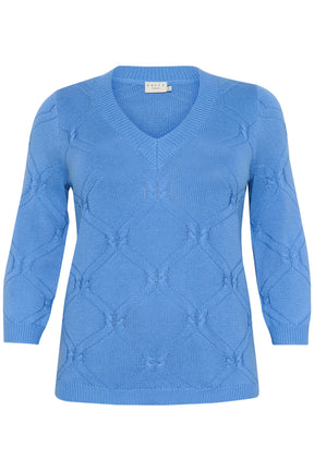 Kaffe Curve Carlie Jumper in Blue