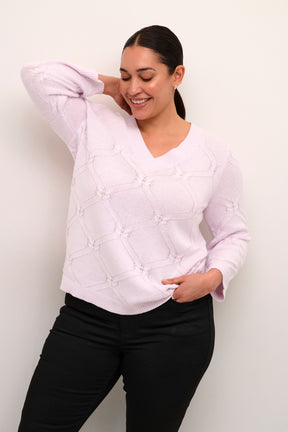 Kaffe Curve Carlie Jumper in Pink