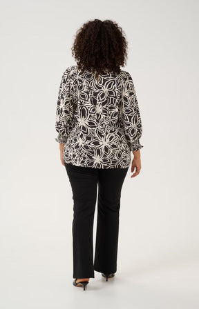 Kaffe Curve Haliah Blouse in Black