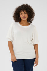 Kaffe Curve Loni Knit in White