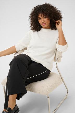 Kaffe Curve Loni Knit in White