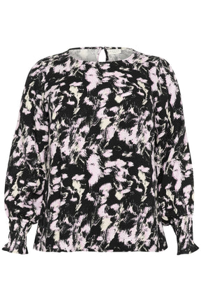 Kaffe Curve Lurana Blouse in Pink