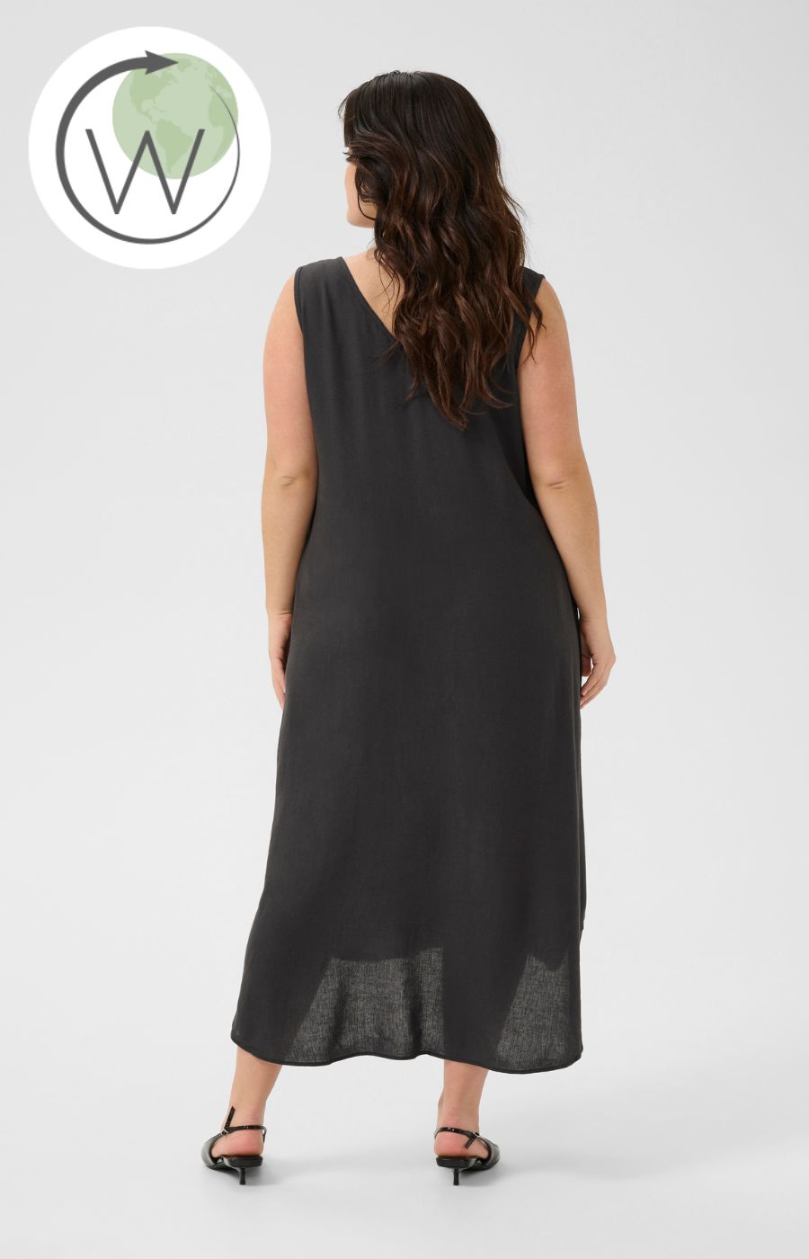 Kaffe Curve Millie Dress Charcoal