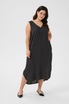 Kaffe Curve Millie Dress Charcoal