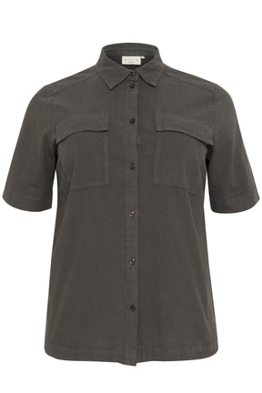 Kaffe Curve Nana Liah Shirt in Charcoal