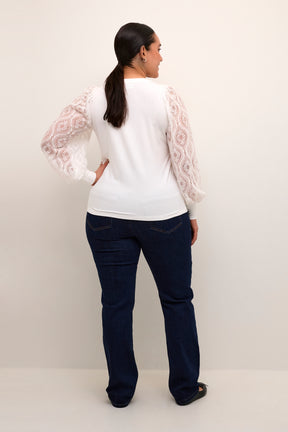 Kaffe Curve Nioma Blouse in White