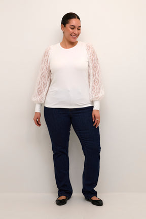 Kaffe Curve Nioma Blouse in White