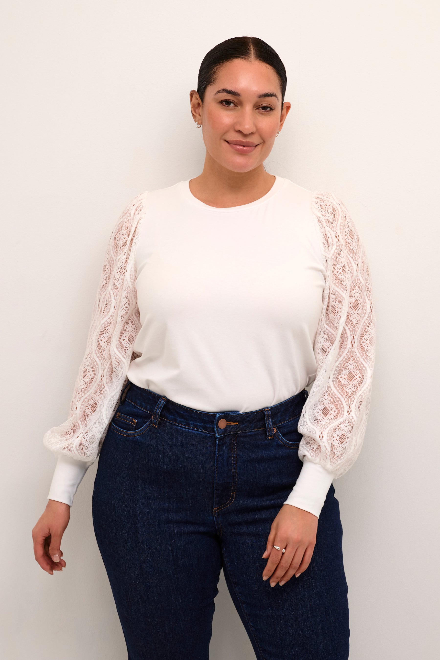 Kaffe Curve Nioma Blouse in White