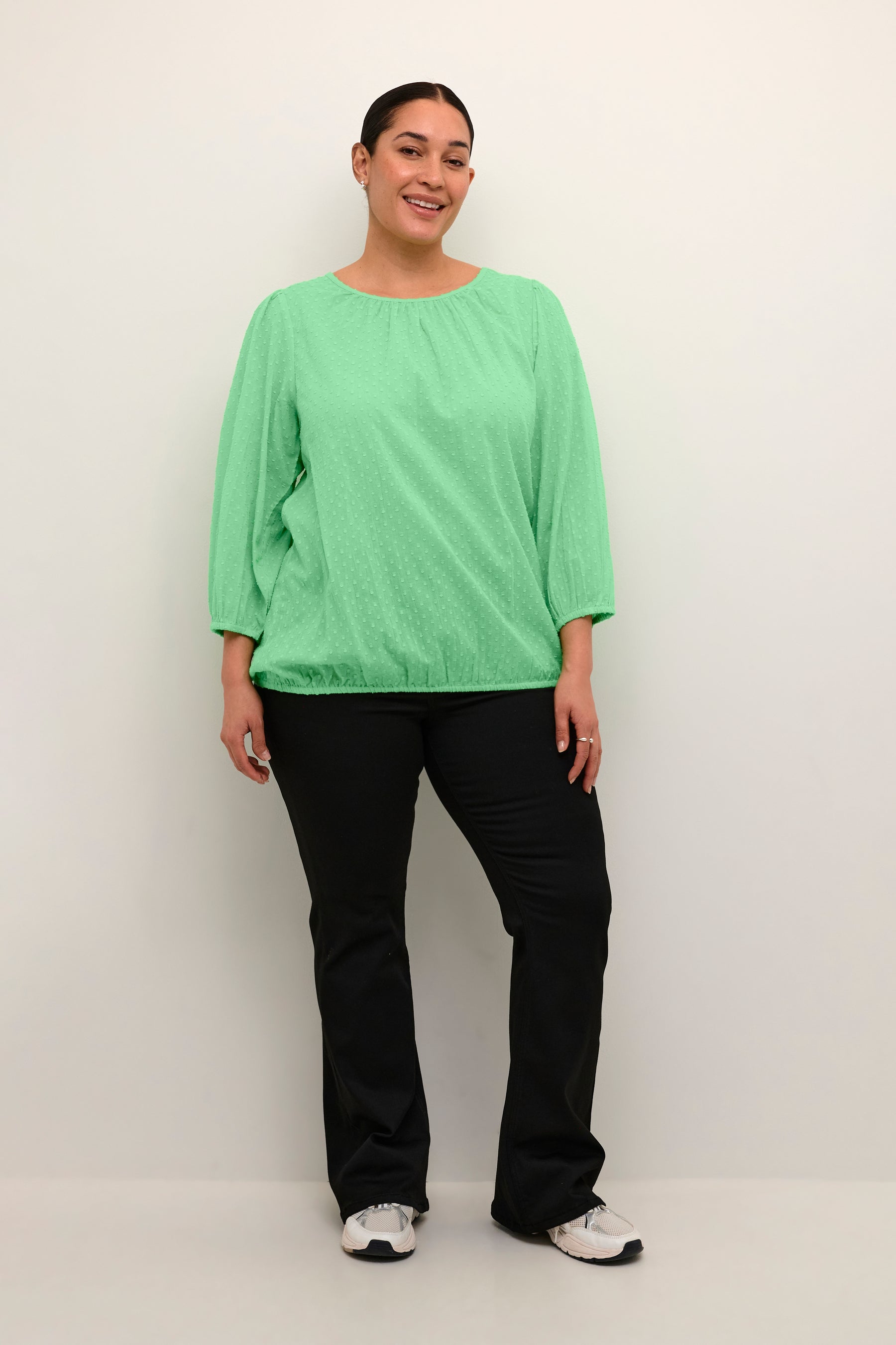 Kaffe Curve Rory Blouse Green