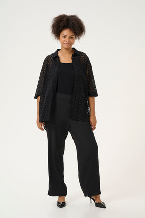 Kaffe Curve Signe Trousers in Black