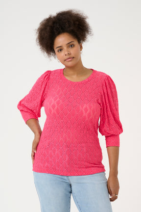 Kaffe Curve Tia Blouse in Pink