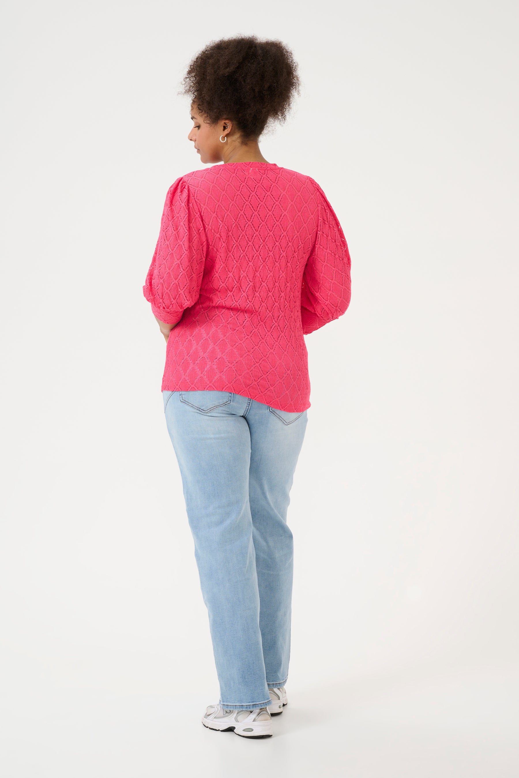 Kaffe Curve Tia Blouse in Pink