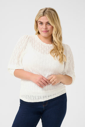 Kaffe Curve Tia Blouse in White