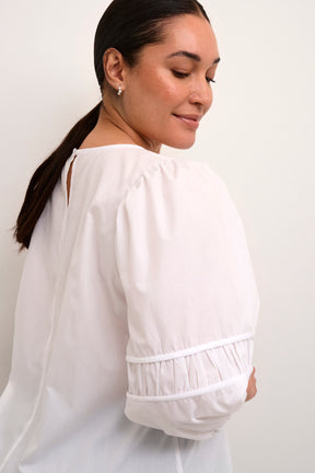 Kaffe Curve White Elina Blouse