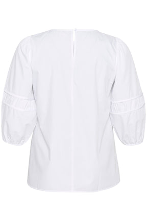 Kaffe Curve White Elina Blouse