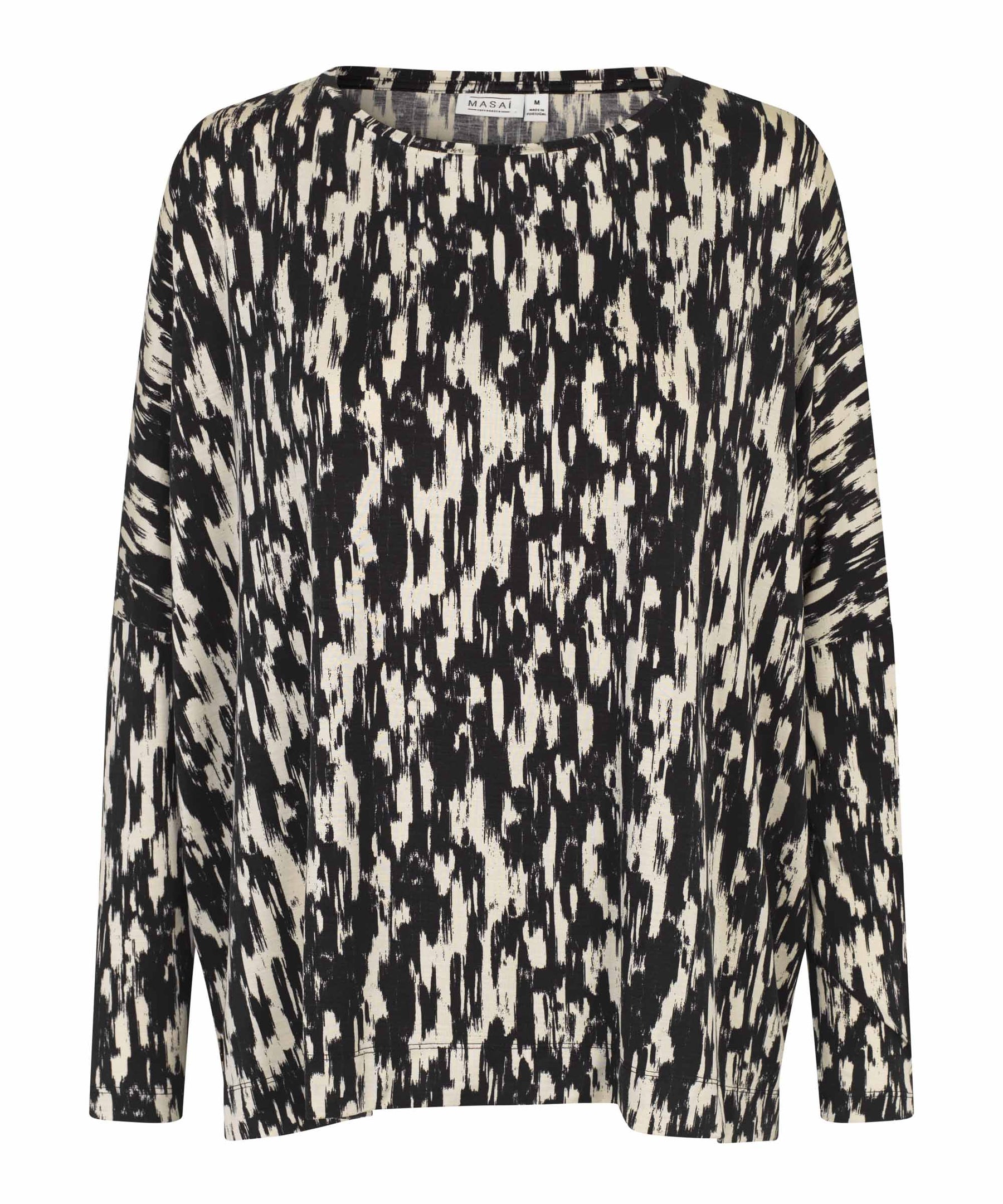 Masai Barr Top in Black/Cream