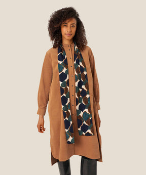 Masai Alo Leaf Print Scarf