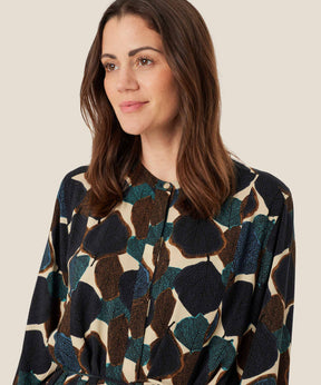 Masai Neile Dress In Leaf Print