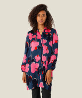 Masai Gene Tunic in Navy/Pink