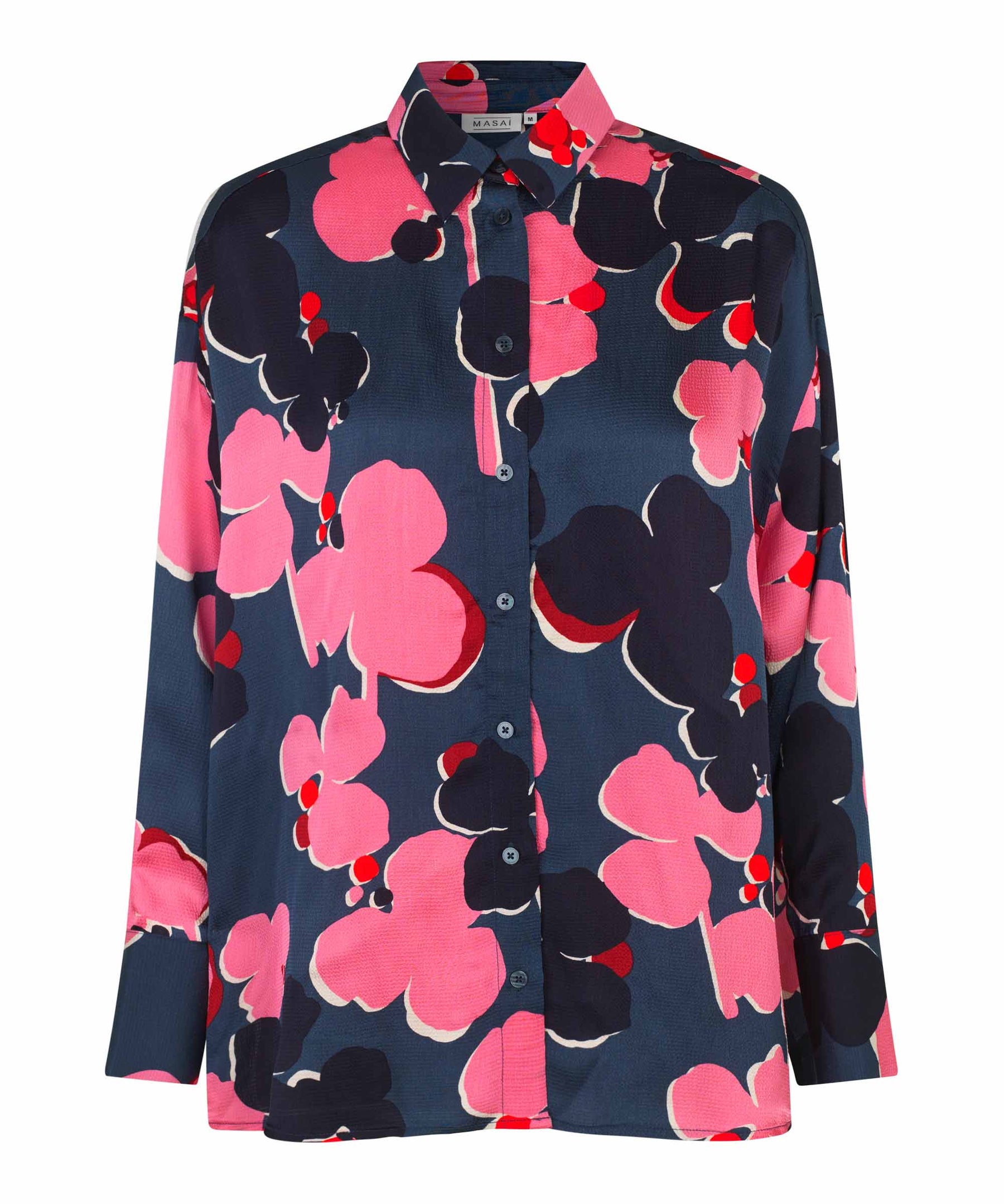 Masai Malfo Shirt in Navy/Pink