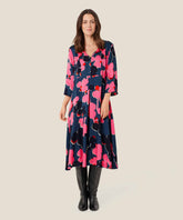 Masai Nathaly Dress in Navy/Pink
