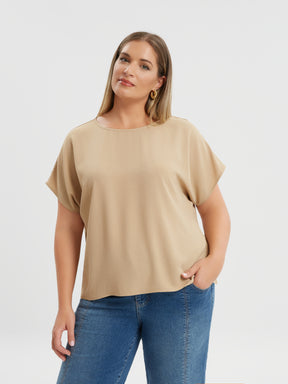 Mat  Blouse in Beige