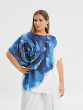 Mat Blue Rose Blouse