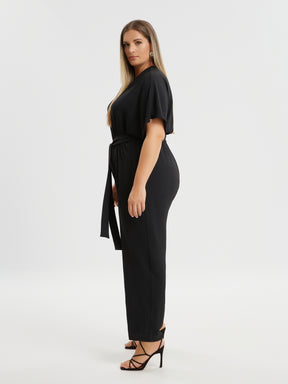 Mat Jumpsuit in Black