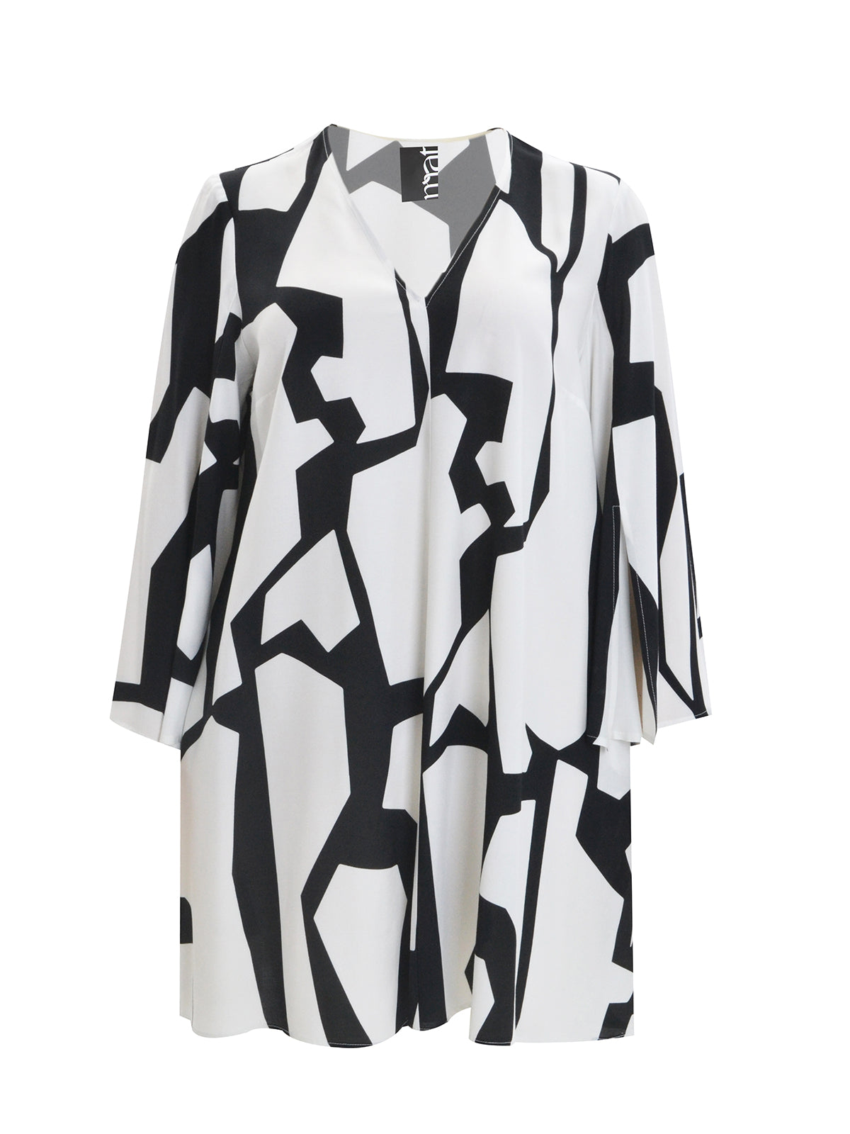 Mat Monochrome Dress