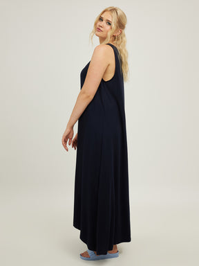 Mat Navy Maxi Dress